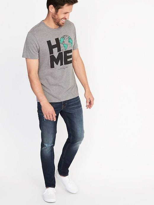 Image number 3 showing, Soft-Washed "Earth Day 2018" Graphic Tee