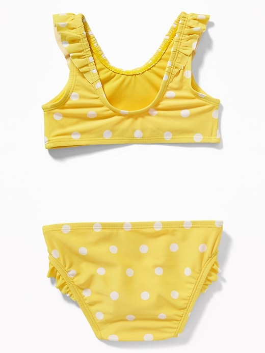 View large product image 2 of 2. Printed Ruffled Bikini for Toddler Girls