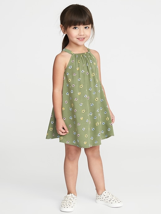 View large product image 1 of 1. Floral-Print Swing Sundress for Toddler Girls