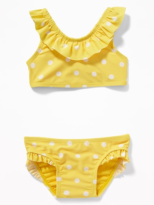 View large product image 1 of 2. Printed Ruffled Bikini for Toddler Girls