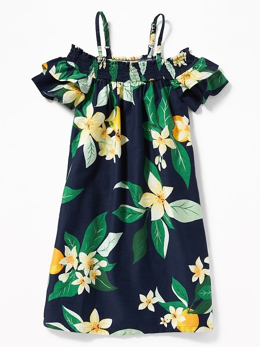 View large product image 1 of 1. Off-the-Shoulder Swing Dress for Girls
