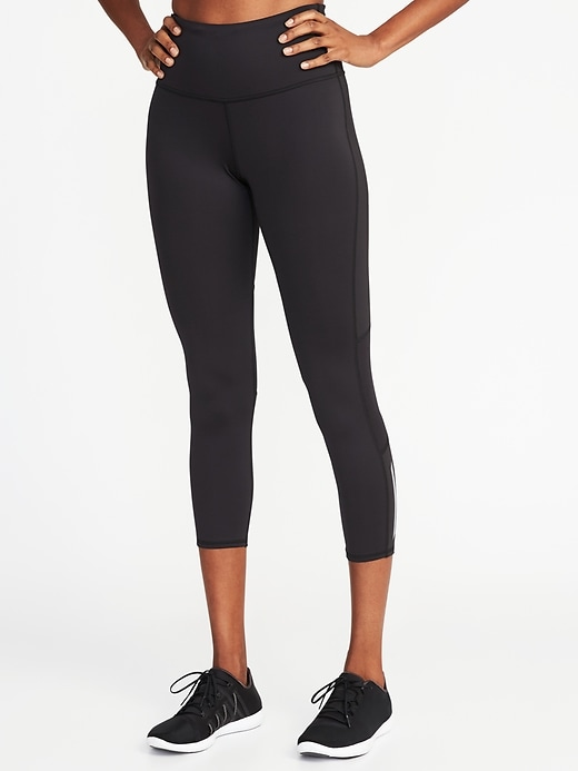 View large product image 1 of 3. High-Rise Compression Run Crops for Women