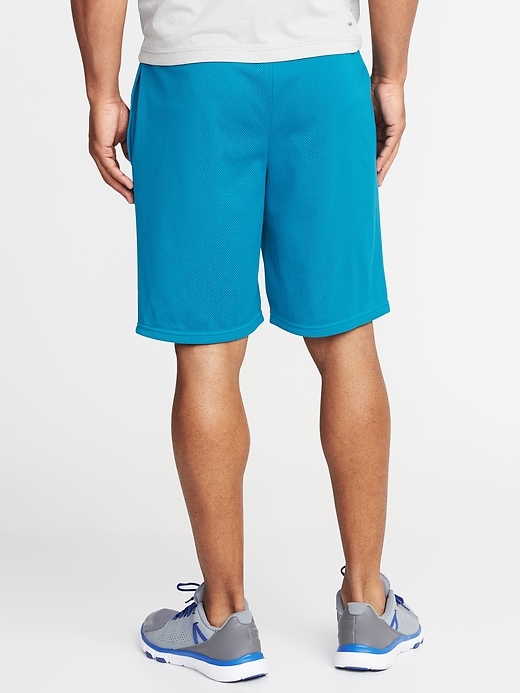 View large product image 2 of 2. Go-Dry Mesh Shorts for Men - 10 inch inseam