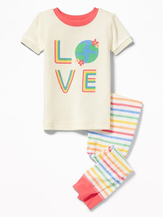 View large product image 1 of 1. "Love" Graphic Sleep Set for Toddler & Baby