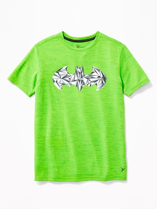 View large product image 1 of 3. DC Comics&#153 Batman Go-Dry Performance Tee for Boys