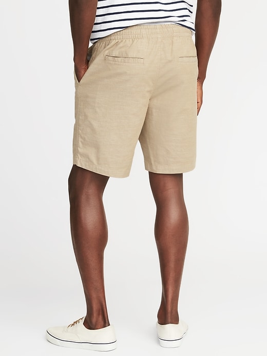 View large product image 2 of 2. Built-In Flex Drawstring Jogger Shorts - 9-inch inseam