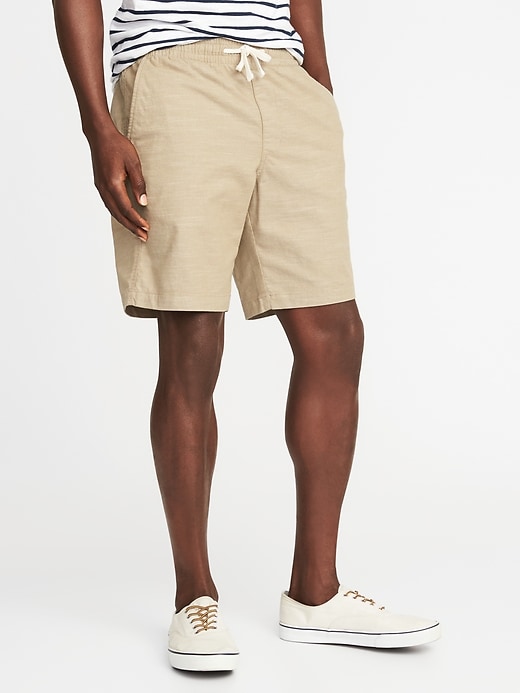 View large product image 1 of 2. Built-In Flex Drawstring Jogger Shorts - 9-inch inseam