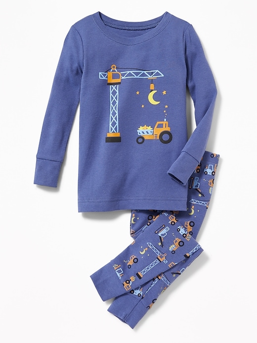 View large product image 1 of 1. Moon & Stars Construction Sleep Set for Toddler & Baby