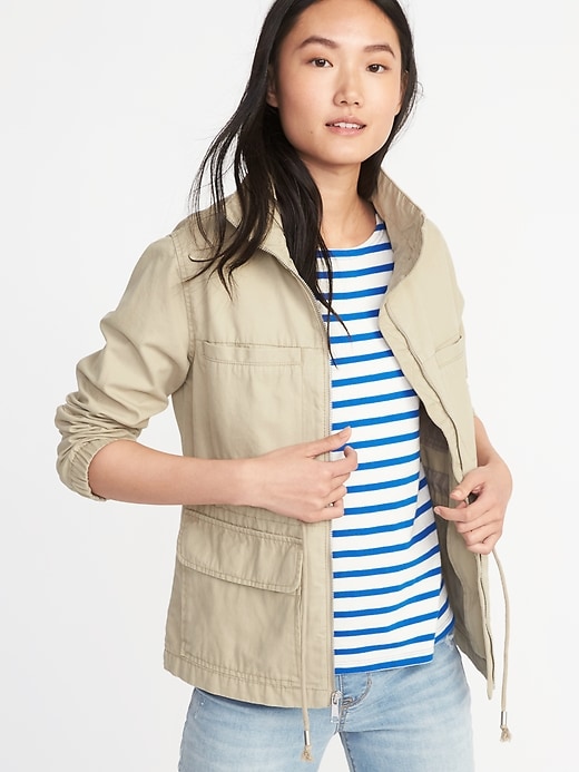 Image number 1 showing, Twill Field Jacket for Women