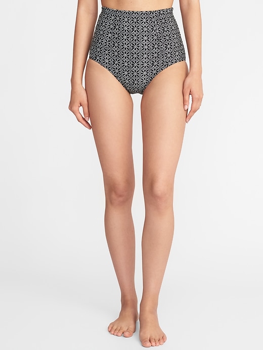 View large product image 1 of 1. High-Waisted Swim Bottoms for Women