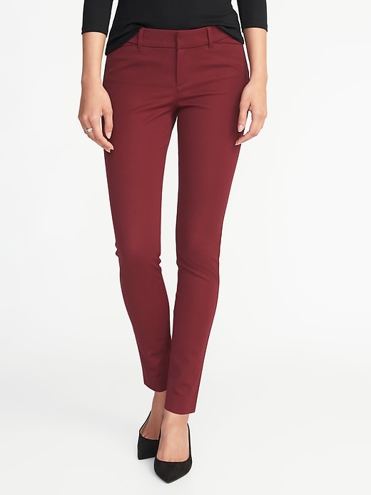 View large product image 1 of 1. Mid-Rise Pixie Skinny Pants for Women