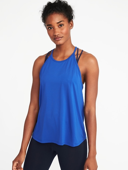 Image number 1 showing, Relaxed High-Neck Performance Swing Tank for Women