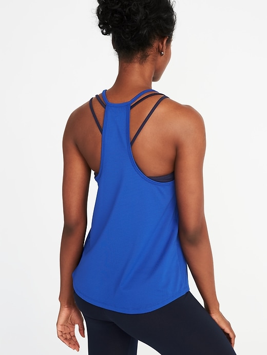 Image number 2 showing, Relaxed High-Neck Performance Swing Tank for Women