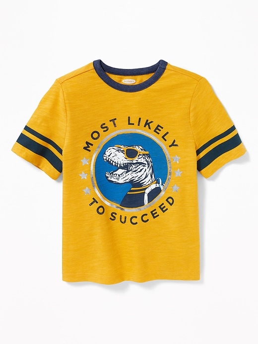 View large product image 1 of 1. Graphic Football-Style Tee for Toddler Boys
