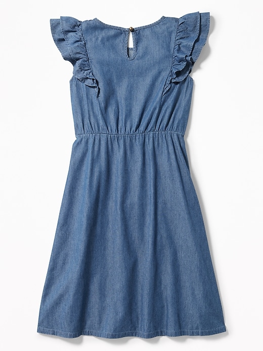 View large product image 2 of 3. Ruffle-Trim Midi Dress for Girls