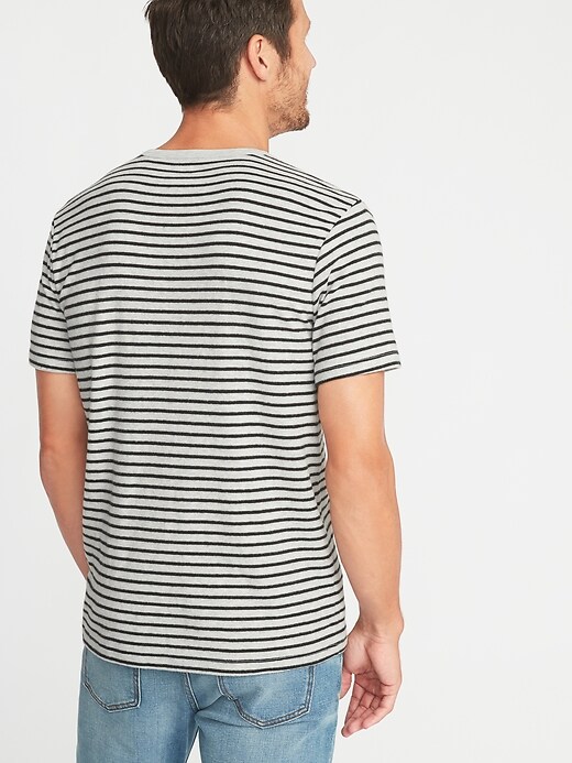 Image number 2 showing, Striped Plush-Knit Tee