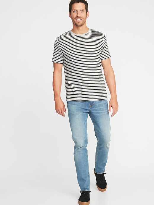 Image number 3 showing, Striped Plush-Knit Tee