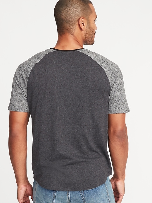 Image number 2 showing, Soft-Washed Color-Blocked Tee