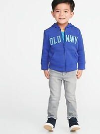 View large product image 3 of 4. Logo-Graphic Zip Hoodie for Toddler Boys