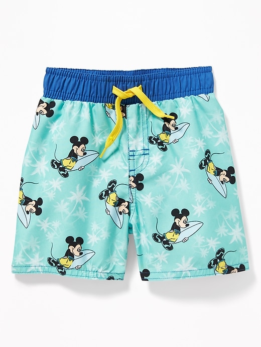 View large product image 1 of 2. Disney&#169 Mickey Mouse Swim Trunks for Toddler Boys