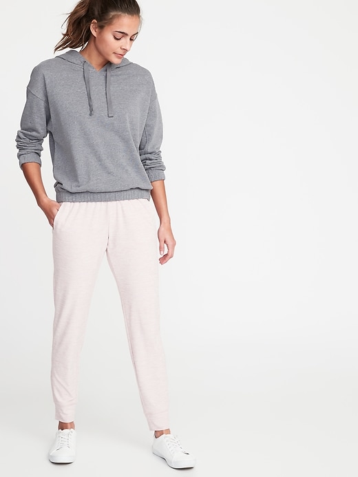 Image number 3 showing, Loose-Fit French-Terry Hoodie for Women