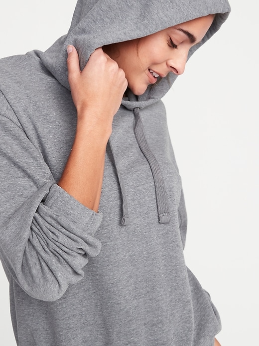 Image number 4 showing, Loose-Fit French-Terry Hoodie for Women