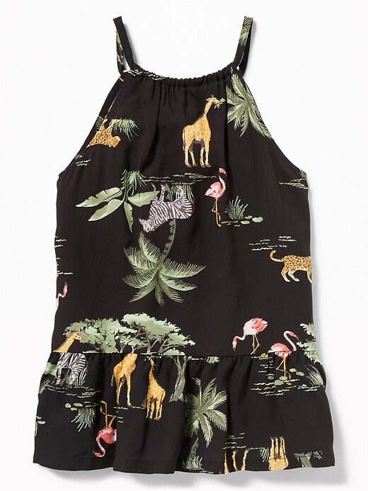 View large product image 2 of 3. Printed Tiered-Hem Cami for Girls