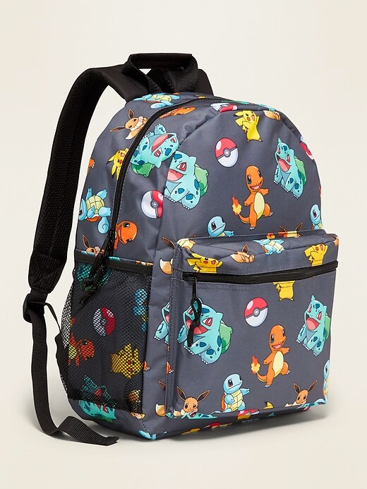 View large product image 1 of 1. Pop-Culture Print Canvas Backpacks for Kids