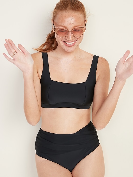 Image number 4 showing, Square-Neck Swim Top