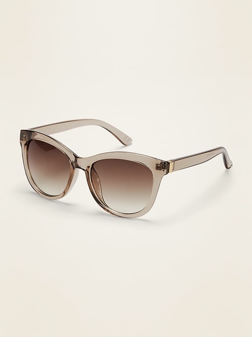 View large product image 1 of 1. Round Cat-Eye Sunglasses for Women