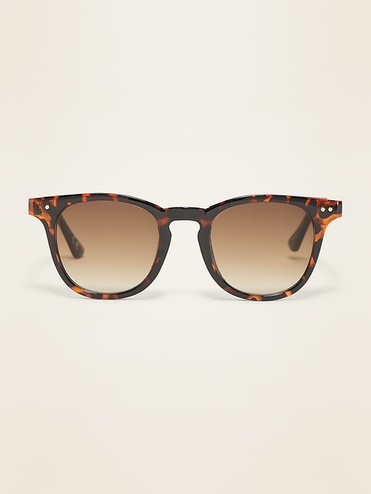 View large product image 1 of 1. Gender-Neutral Classic Thick-Framed Sunglasses for Adults