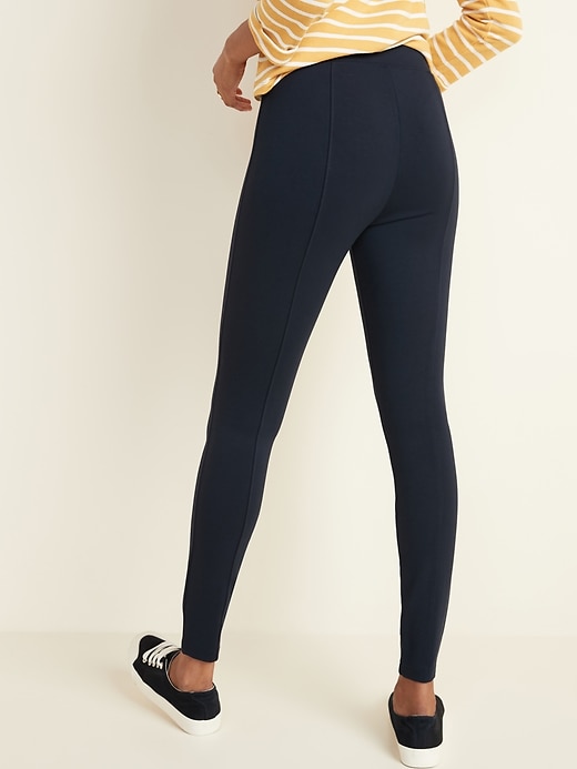 View large product image 2 of 2. High-Waisted Stevie Ponte-Knit Pants for Women