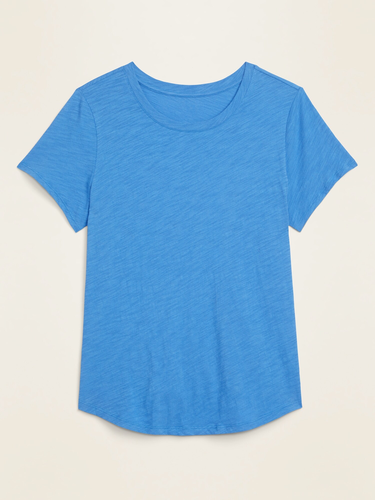 Everywear Slub Knit Crew Neck Tee Old Navy