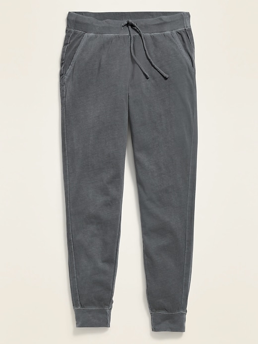 View large product image 2 of 2. High-Waisted Specially-Dyed Lightweight Jogger Pants