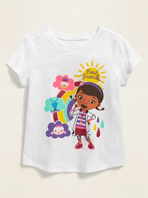 View large product image 1 of 1. Disney© Doc McStuffins "Best Friends" Graphic Tee for Toddler Girls