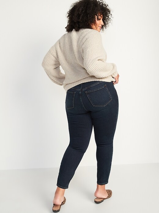 Image number 2 showing, High-Waisted Secret-Slim Pockets Rockstar Super Skinny Plus-Size Ripped Jeans