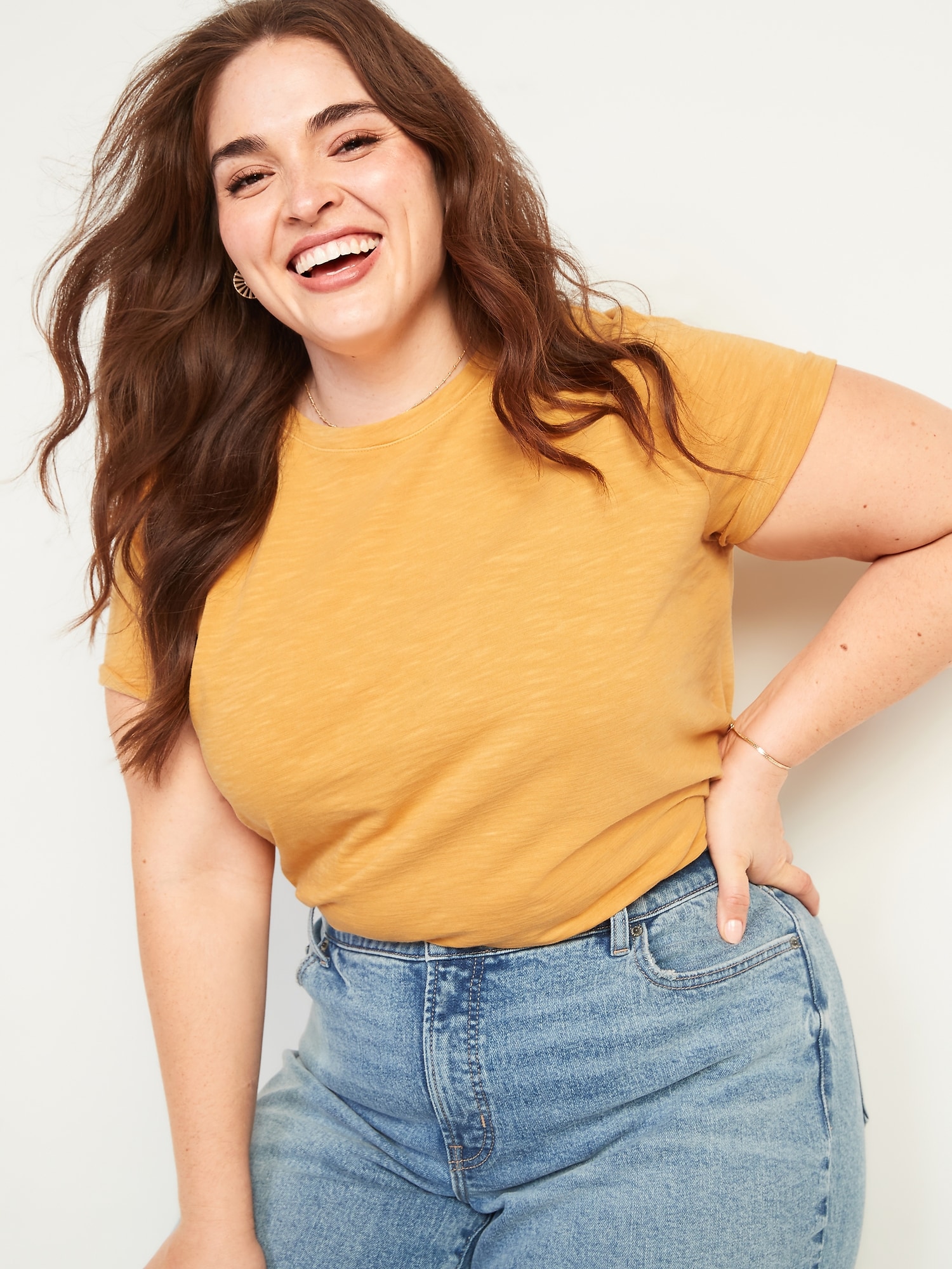 EveryWear Slub Knit Plus Size Tee Old Navy