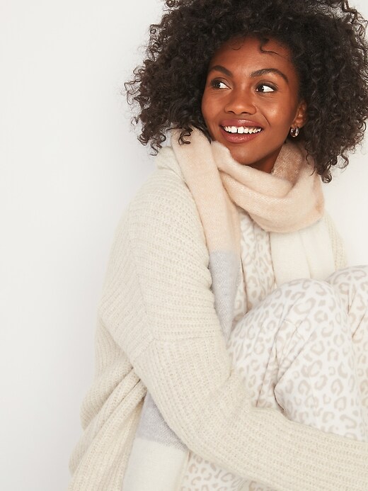 Image number 3 showing, Slouchy Open-Front Sweater for Women