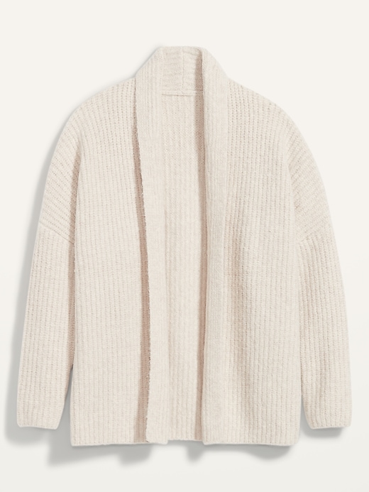 Image number 4 showing, Slouchy Open-Front Sweater for Women