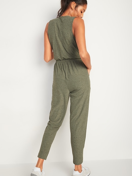 Image number 2 showing, Breathe ON Cross-Front Sleeveless Jumpsuit