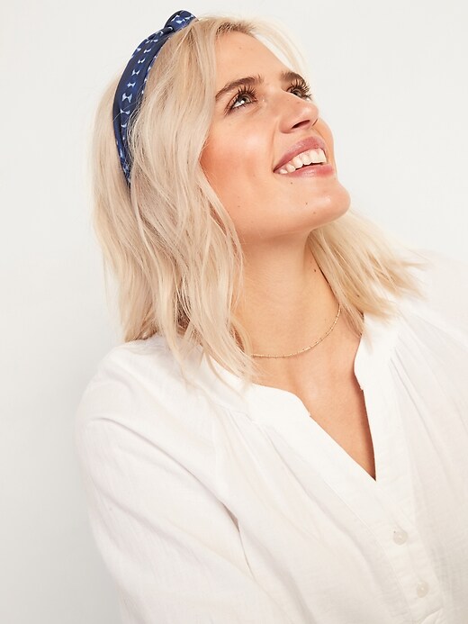 View large product image 1 of 2. Fabric-Covered Headband For Women