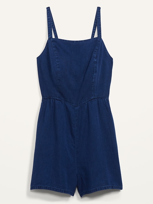 View large product image 1 of 1. TENCEL&#153 Lyocell Cami Romper