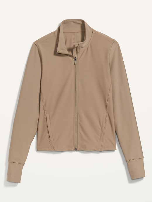 Image number 4 showing, PowerSoft Cropped Zip-Front Jacket