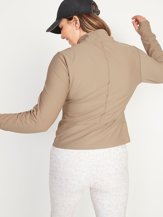 Image number 6 showing, PowerSoft Cropped Zip-Front Jacket