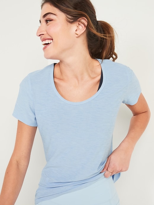 Image number 5 showing, Breathe ON Mesh-Back Performance Tee for Women