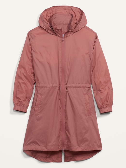 Image number 4 showing, Go-H20 Water-Repellent Hooded Rain Jacket