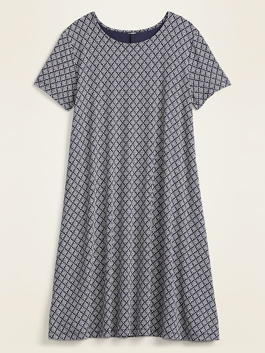 View large product image 2 of 3. Jersey Swing Dress