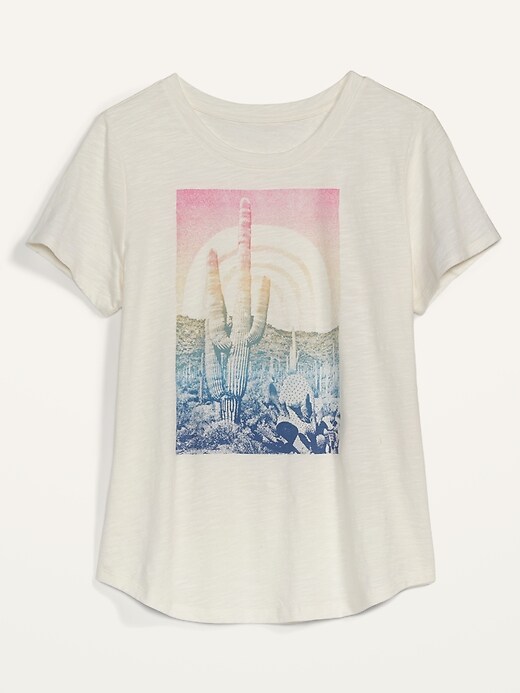 Image number 4 showing, EveryWear Graphic Short-Sleeve Tee for Women