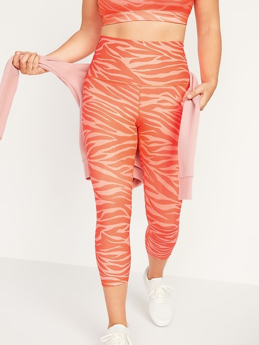 Image number 5 showing, Extra High-Waisted PowerSoft Crop Leggings