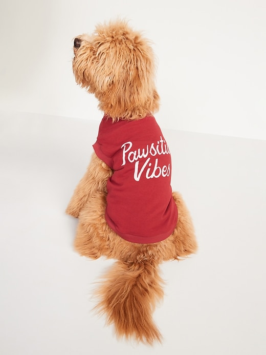 View large product image 1 of 3. Printed Jersey T-Shirt for Pets